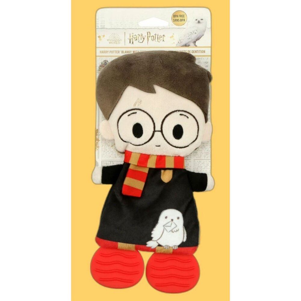 HARRY POTTER Sensory Blanky Crinkle Teether Activity Baby Toy NEW